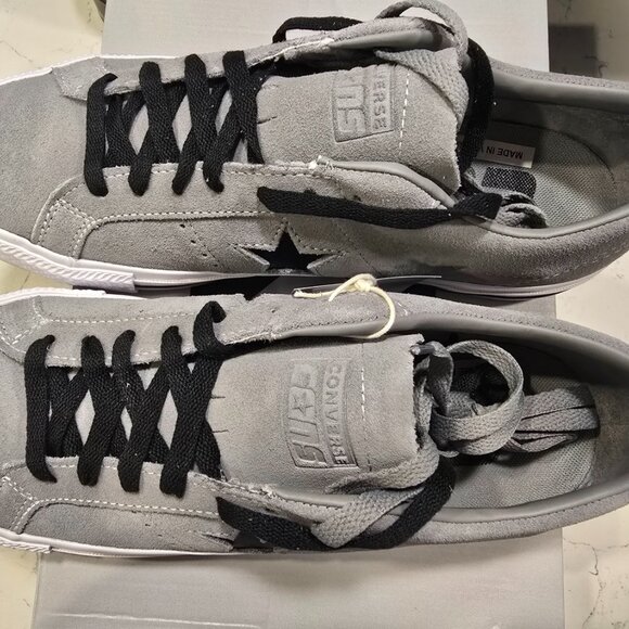 Converse One Star Pro Suede Low Classic Grey A11923C Skateboarding Shoes SZ 12 - Picture 7 of 16